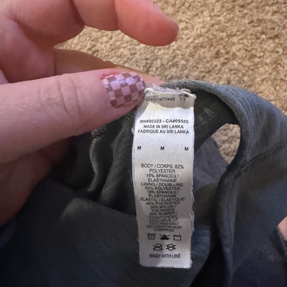 Women’s Heather Grey Nike Dri-Fit Active Sports Bra Size Medium - Picture 6 of 6